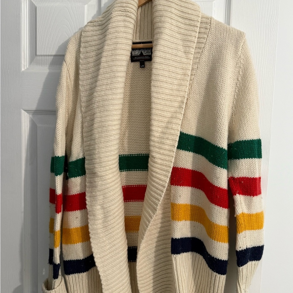 Women's Striped Cardigan Sweater